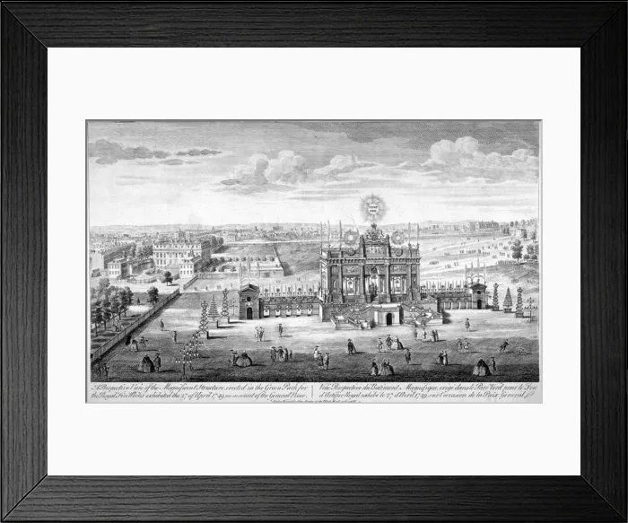 Framed Print : Green Park, Westminster, London, 1749 Framed Print : Green Park, Westminster, London, 1749