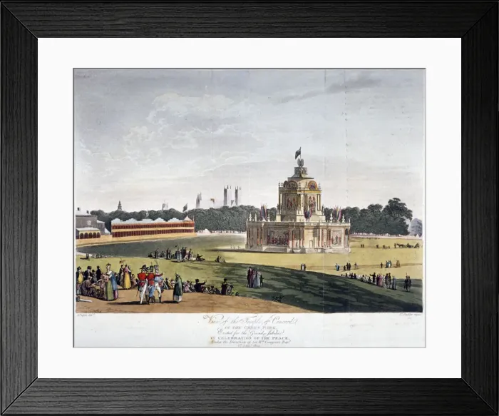 Framed Print : Green Park, Westminster, London, 1814. Artist: Joseph Constantine Stadler Framed Print : Green Park, Westminster, London, 1814. Artist: Joseph Constantine Stadler