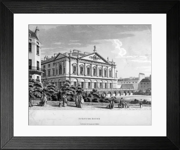Framed Print : Spencer House, Westminster, London, 1800 Framed Print : Spencer House, Westminster, London, 1800