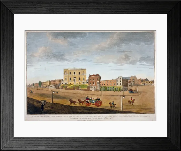 Framed Print : St Georges Fields, Southwark, London, 1803 Framed Print : St Georges Fields, Southwark, London, 1803
