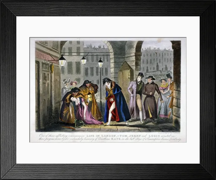 Framed Print : Scene in Covent Garden, Westminster, London, 1830. Artist: Isaac Robert Cruikshank Framed Print : Scene in Covent Garden, Westminster, London, 1830. Artist: Isaac Robert Cruikshank