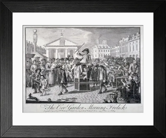 Framed Print : The Cov: Garden Morning Frolick, 1747. Artist: LP Boitard Framed Print : The Cov: Garden Morning Frolick, 1747. Artist: LP Boitard