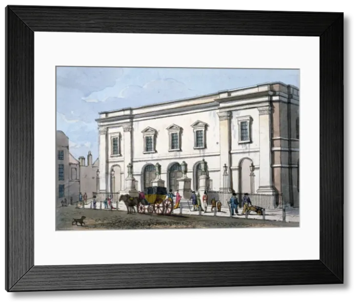 Framed Print : View of the new theatre, Drury Lane, Westminster, London, c1813 Framed Print : View of the new theatre, Drury Lane, Westminster, London, c1813