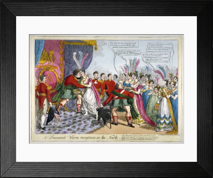 Framed Print : A Thousand Warm Receptions in the North, 1823 Framed Print : A Thousand Warm Receptions in the North, 1823