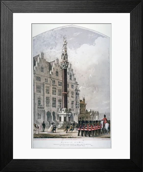 Framed Print : Broad Sanctuary, Westminster, London, c1865. Artist: Robert Dudley Framed Print : Broad Sanctuary, Westminster, London, c1865. Artist: Robert Dudley