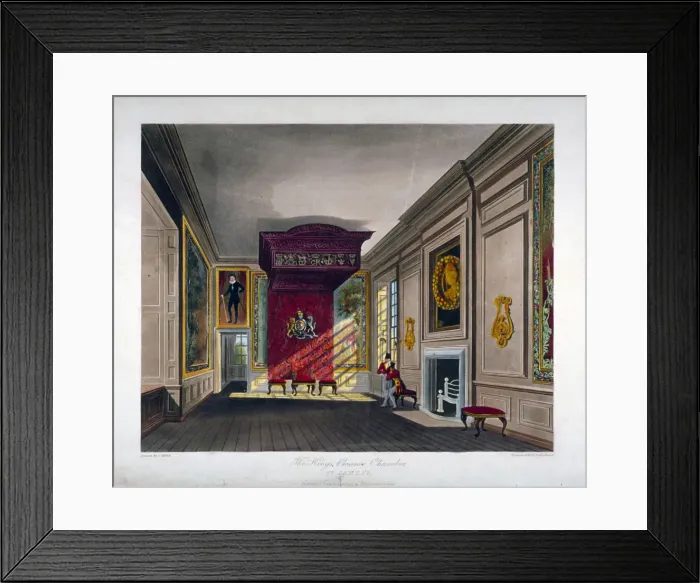 Framed Print : Interior view of St Jamess Palace, Westminster, London, 1816. Artist: Thomas Sutherland Framed Print : Interior view of St Jamess Palace, Westminster, London, 1816. Artist: Thomas Sutherland