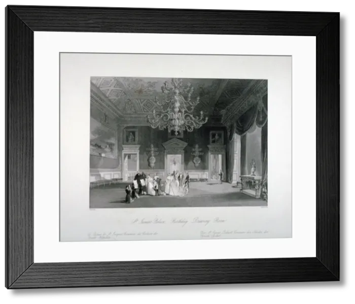 Framed Print : Drawing-room in St Jamess Palace, Westminster, London, c1840 Framed Print : Drawing-room in St Jamess Palace, Westminster, London, c1840