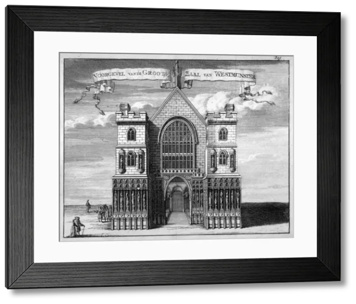 Framed Print : Westminster Hall, London, c1680 Framed Print : Westminster Hall, London, c1680