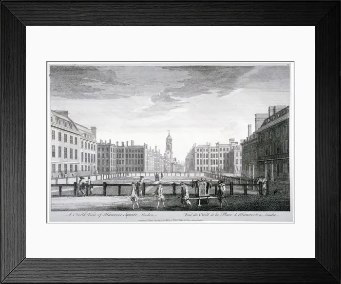 Framed Print : Hanover Square, Westminster, London, 1794. Artist Framed Print : Hanover Square, Westminster, London, 1794. Artist