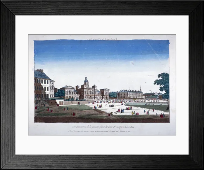 Framed Print : View of Horse Guards, Westminster, London, c1760. Artist
