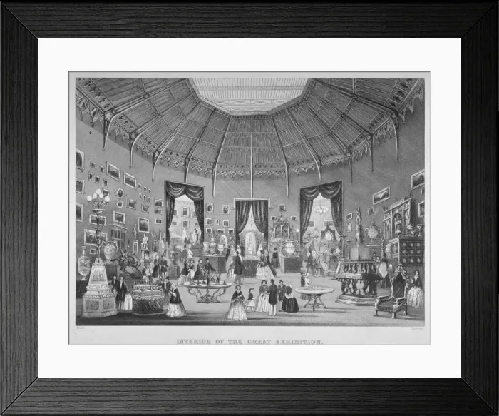 Framed Print : The Great Exhibition, Hyde Park, Westminster, London, 1851 Framed Print : The Great Exhibition, Hyde Park, Westminster, London, 1851