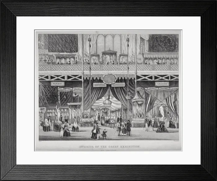 Framed Print : The Great Exhibition, Hyde Park, Westminster, London, 1851 Framed Print : The Great Exhibition, Hyde Park, Westminster, London, 1851