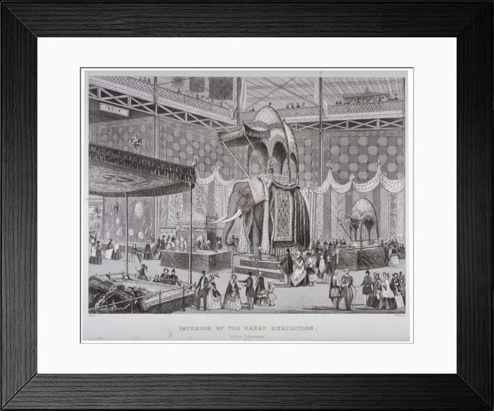 Framed Print : The Great Exhibition, Hyde Park, Westminster, London, 1851 Framed Print : The Great Exhibition, Hyde Park, Westminster, London, 1851