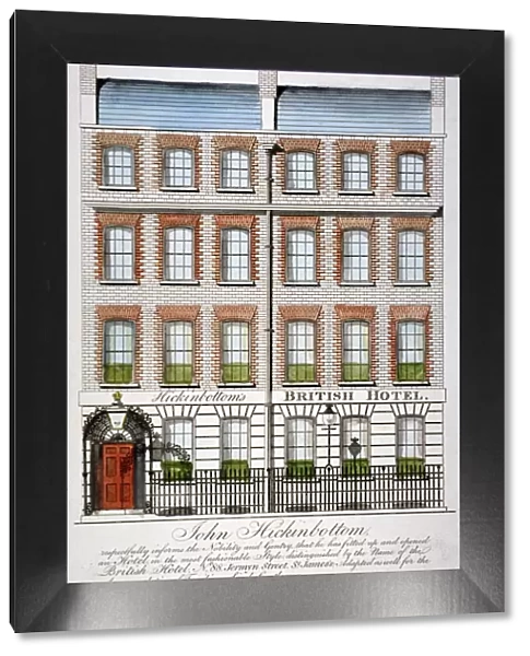 View of the British Hotel, Jermyn Street, London, c1820