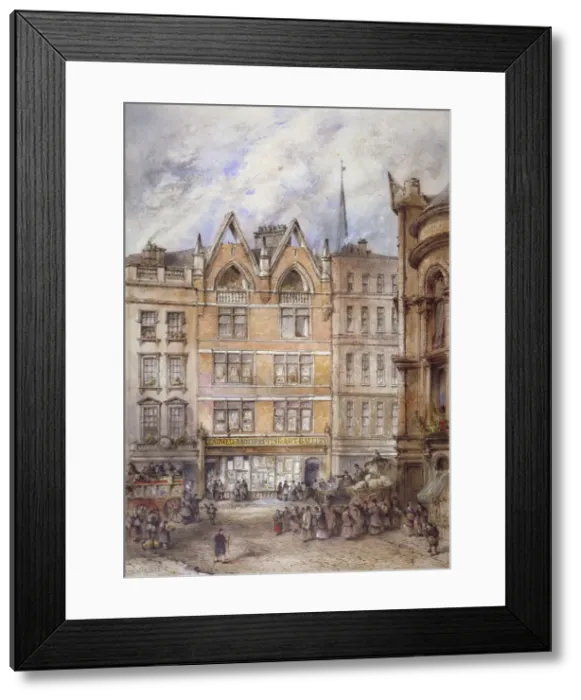 Framed Print : Gracechurch Street, City of London, 1882. Artist Framed Print : Gracechurch Street, City of London, 1882. Artist