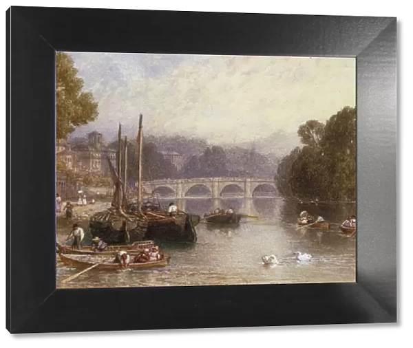 Richmond Bridge, 19th century Artist: Myles Birket Foster