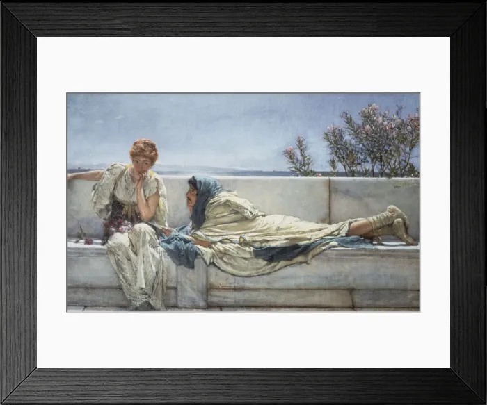 Framed Print : Pleading, 1876. Artist: Sir Lawrence Alma-Tadema Framed Print : Pleading, 1876. Artist: Sir Lawrence Alma-Tadema