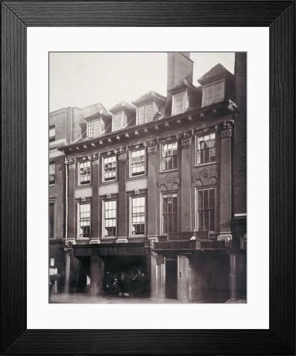 Framed Print : View of houses in Great Queen Street, Holborn, Camden, London, 1879. Artist: Henry Dixon Framed Print : View of houses in Great Queen Street, Holborn, Camden, London, 1879. Artist: Henry Dixon