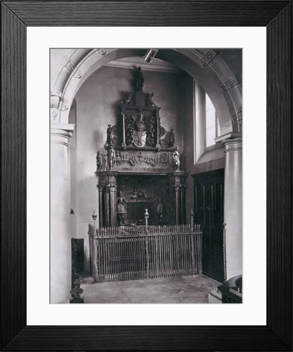 Framed Print : View of the tomb of Thomas Sutton, Charterhouse, Finsbury, London, 1880 Framed Print : View of the tomb of Thomas Sutton, Charterhouse, Finsbury, London, 1880