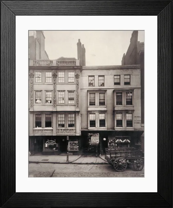 Framed Print : Aldersgate Street, City of London, 1879. Artist: Henry Dixon Framed Print : Aldersgate Street, City of London, 1879. Artist: Henry Dixon