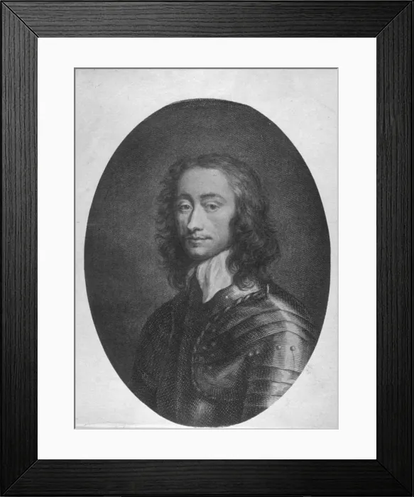 Framed Print : General Charles Fleetwood, Parliamentary soldier and politician, in armour, (c1750) Framed Print : General Charles Fleetwood, Parliamentary soldier and politician, in armour, (c1750)