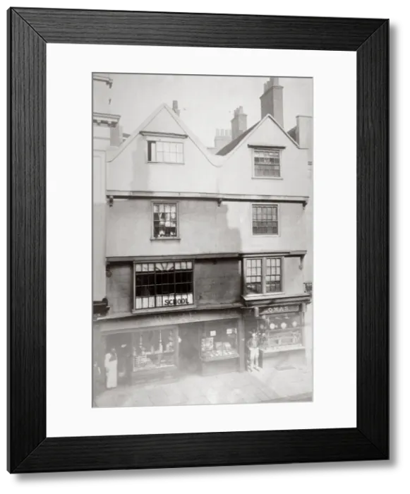 Framed Print : Aldersgate Street, City of London, c1875 Framed Print : Aldersgate Street, City of London, c1875