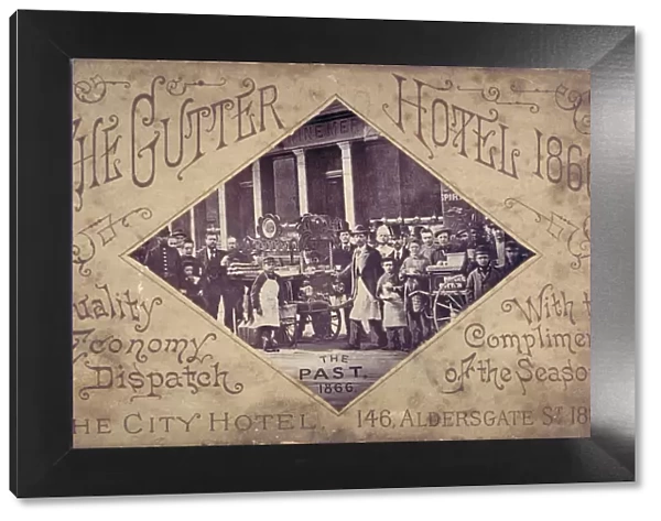 The Gutter Hotel, Aldersgate Street, City of London, 1866