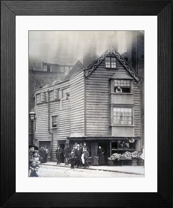 Framed Print : Bartholomew Close, City of London, c1870 Framed Print : Bartholomew Close, City of London, c1870