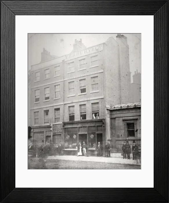 Framed Print : Bishopsgate, City of London, 1862 Framed Print : Bishopsgate, City of London, 1862
