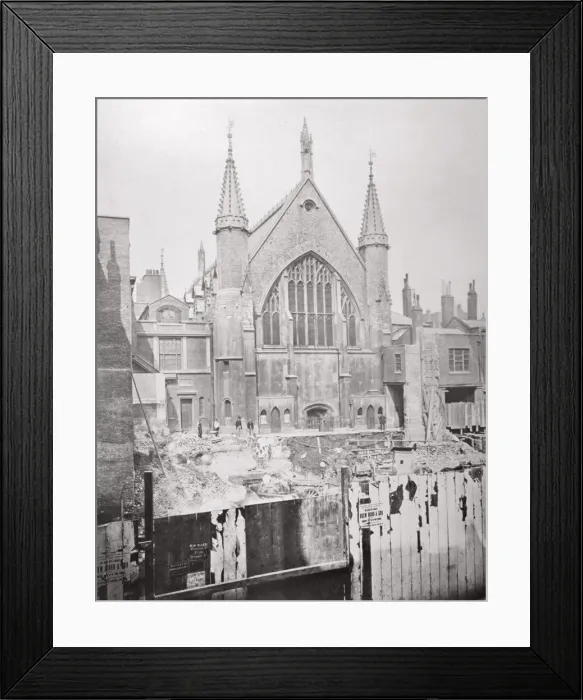 Framed Print : Guildhall, City of London, 1870 Framed Print : Guildhall, City of London, 1870