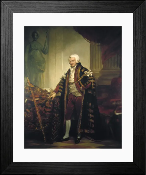 Framed Print : Alderman John Boydell, 1801. Artist: Sir William Beechey Framed Print : Alderman John Boydell, 1801. Artist: Sir William Beechey