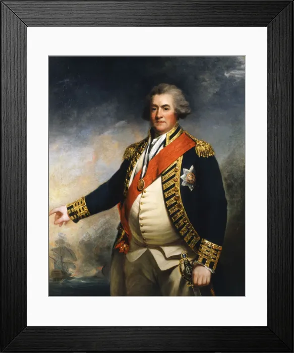 Framed Print : Admiral Lord Duncan, 18th century British naval commander. Artist: John Hoppner Framed Print : Admiral Lord Duncan, 18th century British naval commander. Artist: John Hoppner