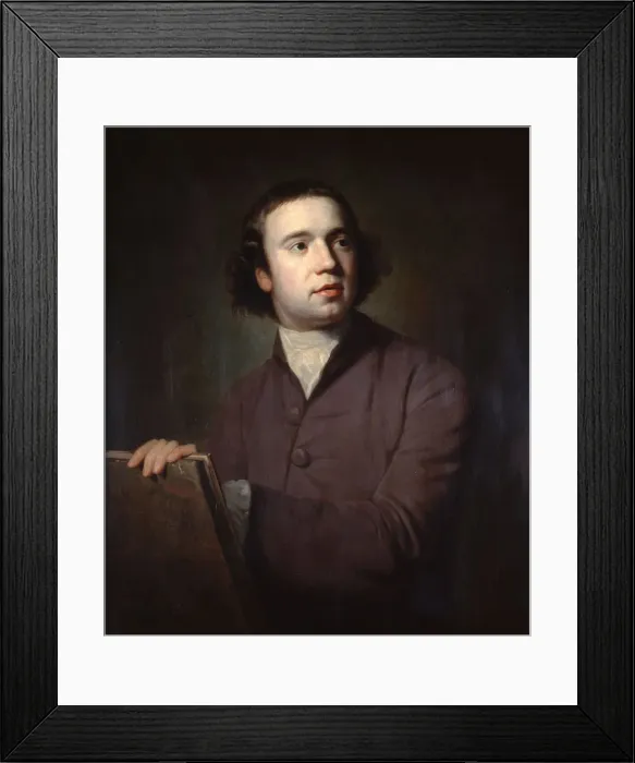 Framed Print : Thomas Barrow, a portrait painter, c1754-1802. Artist: George Romney Framed Print : Thomas Barrow, a portrait painter, c1754-1802. Artist: George Romney