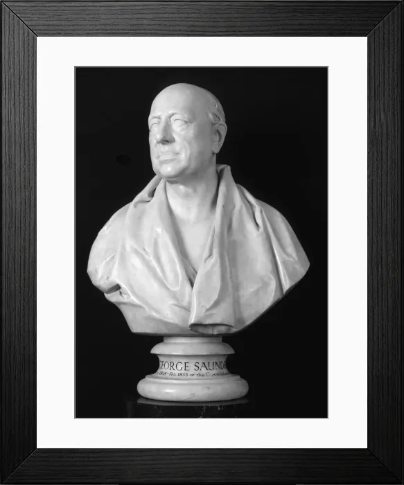 Framed Print : Bust of George Saunders, British architect, 1831. Artist: Francis Legatt Chantrey Framed Print : Bust of George Saunders, British architect, 1831. Artist: Francis Legatt Chantrey