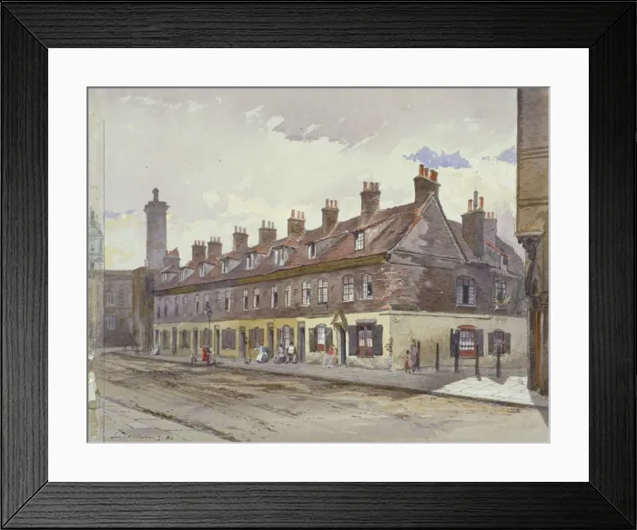 Framed Print : View of Old Pye Street, Westminster, London, 1883. Artist: John Crowther Framed Print : View of Old Pye Street, Westminster, London, 1883. Artist: John Crowther