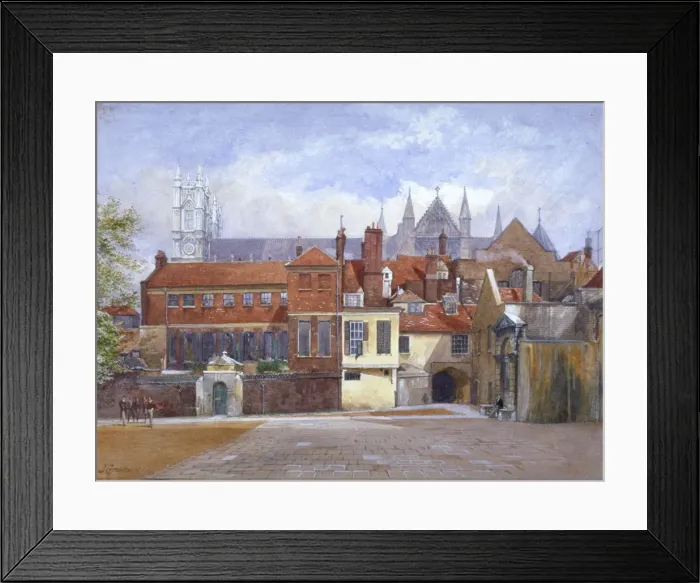 Framed Print : Ashburnham House, Westminster, London, 1880. Artist: John Crowther Framed Print : Ashburnham House, Westminster, London, 1880. Artist: John Crowther