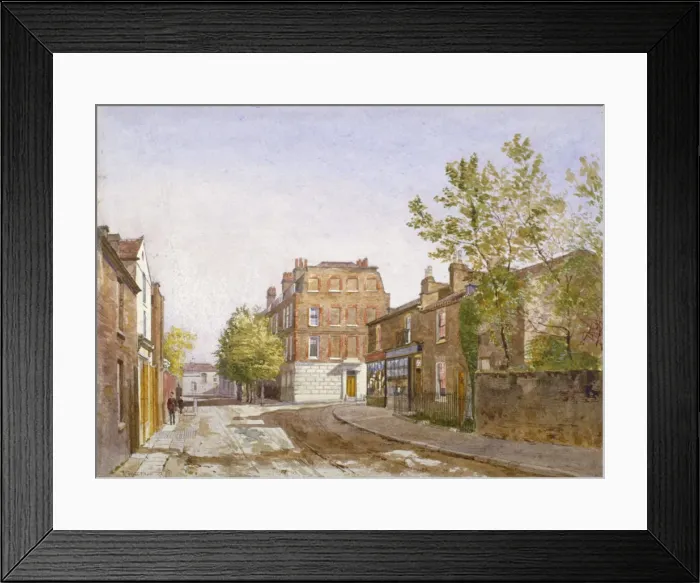 Framed Print : View of Mawson House, Chiswick Lane, Chiswick, London, 1882. Artist: John Crowther Framed Print : View of Mawson House, Chiswick Lane, Chiswick, London, 1882. Artist: John Crowther