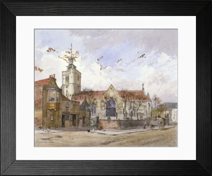 Framed Print : View of St Pauls Church, Hammersmith, London, 1880. Artist: John Crowther Framed Print : View of St Pauls Church, Hammersmith, London, 1880. Artist: John Crowther