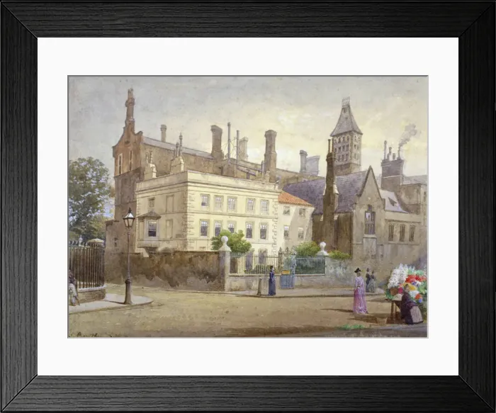 Framed Print : View of Whitelands House, Kings Road, Chelsea, London, 1890. Artist: John Crowther Framed Print : View of Whitelands House, Kings Road, Chelsea, London, 1890. Artist: John Crowther