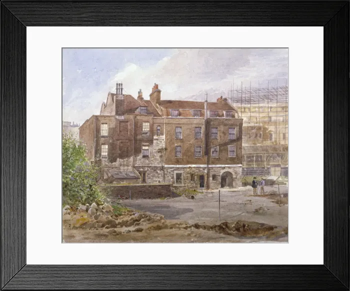 Framed Print : East front of the Almonry office, Middle Scotland Yard, Westminster, London, 1884 Framed Print : East front of the Almonry office, Middle Scotland Yard, Westminster, London, 1884