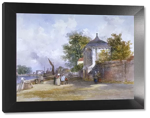 Mortlake, Richmond upon Thames, London, c1845. Artist: G Howse