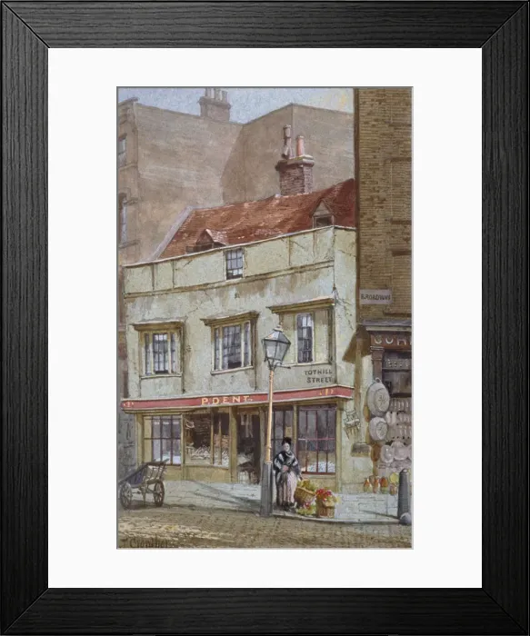 Framed Print : No 1 Tothill Street, Westminster, London, c1880. Artist: John Crowther Framed Print : No 1 Tothill Street, Westminster, London, c1880. Artist: John Crowther