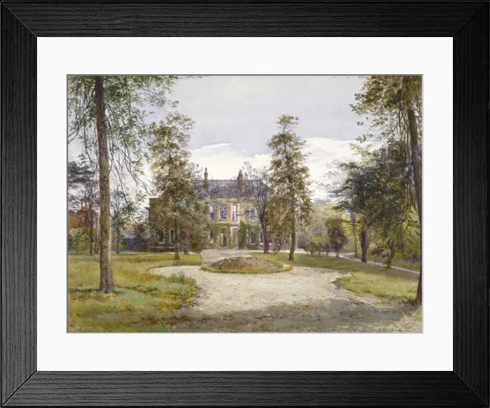 Framed Print : View of Stockwell Park House from the garden, Lambeth, London, 1887 Framed Print : View of Stockwell Park House from the garden, Lambeth, London, 1887