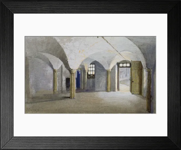 Framed Print : Interior view of Queens Bench Prison, Borough High Street, Southwark, London, 1879