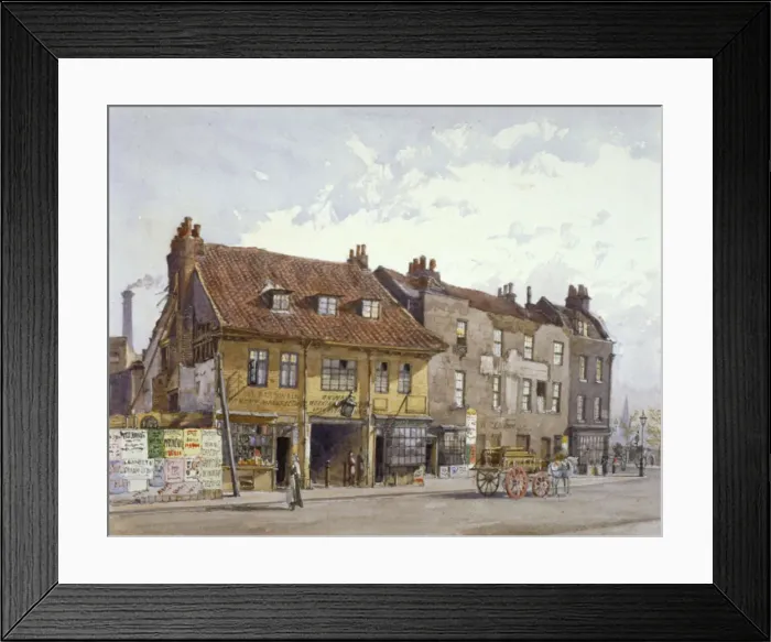 Framed Print : Lambeth Bridge Road, Lambeth, London, c1874. Artist: John Crowther Framed Print : Lambeth Bridge Road, Lambeth, London, c1874. Artist: John Crowther