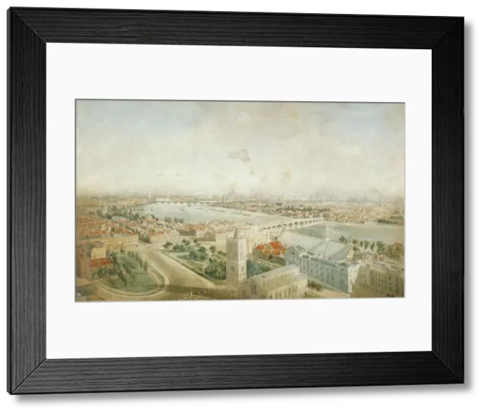 Framed Print : Westminster, London, c1830. Artist: Thomas Kearnan Framed Print : Westminster, London, c1830. Artist: Thomas Kearnan