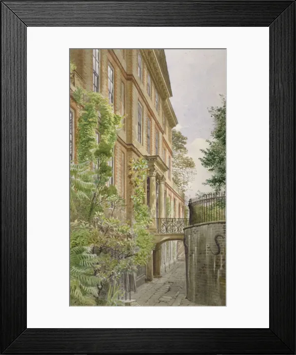 Framed Print : Wandsworth Manor House, St Johns Hill, Wandsworth, London, 1887. Artist: John Crowther Framed Print : Wandsworth Manor House, St Johns Hill, Wandsworth, London, 1887. Artist: John Crowther
