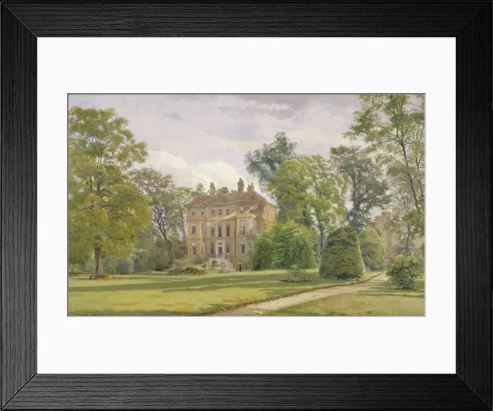 Framed Print : Garden front of Wandsworth Manor House, St Johns Hill, Wandsworth, London, 1887 Framed Print : Garden front of Wandsworth Manor House, St Johns Hill, Wandsworth, London, 1887