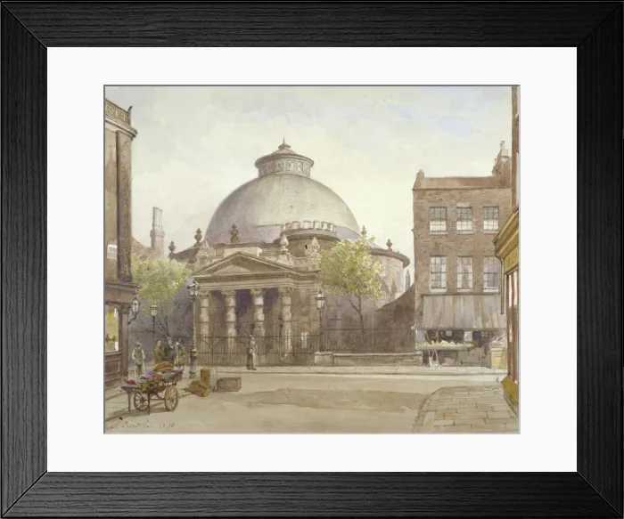 Framed Print : Spa Fields Chapel, Exmouth Street, Finsbury, London, 1886. Artist: John Crowther Framed Print : Spa Fields Chapel, Exmouth Street, Finsbury, London, 1886. Artist: John Crowther
