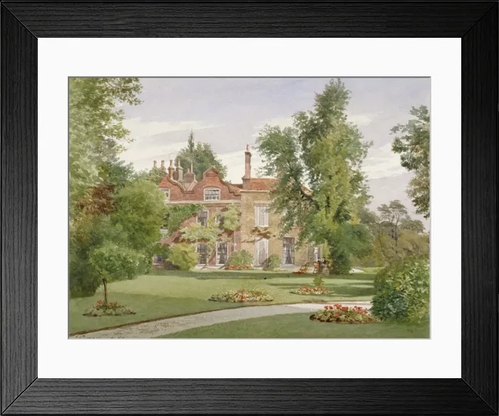 Framed Print : Side view of Raleigh House, Brixton Hill, Lambeth, London, 1887. Artist: John Crowther Framed Print : Side view of Raleigh House, Brixton Hill, Lambeth, London, 1887. Artist: John Crowther